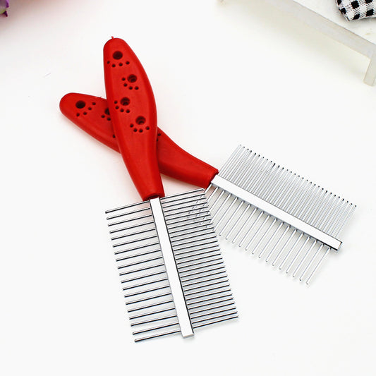 Dual-Sided Mat Removal Comb for All Coat Types