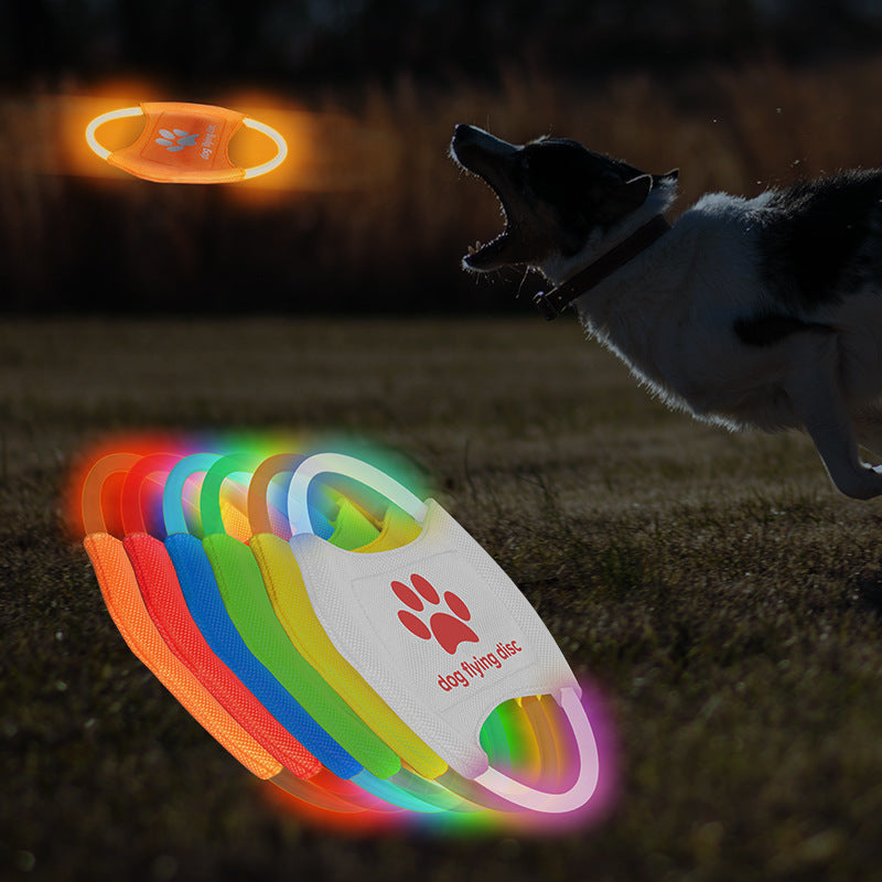 Flying Night Discs with Luminous LED