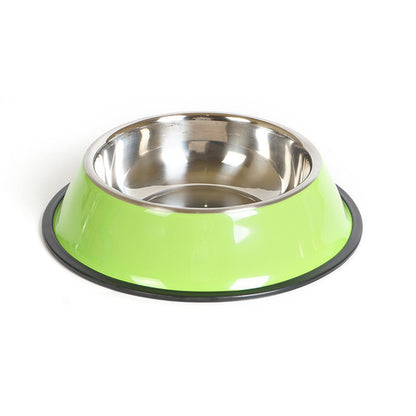 Classic Stainless-Steel Food and Water Bowls