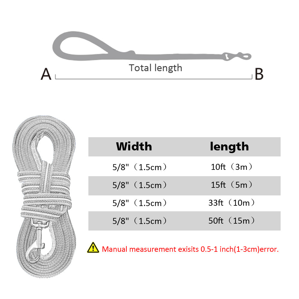 Nylon Pet Dog Leash Durable Long Dog Tracking Lead