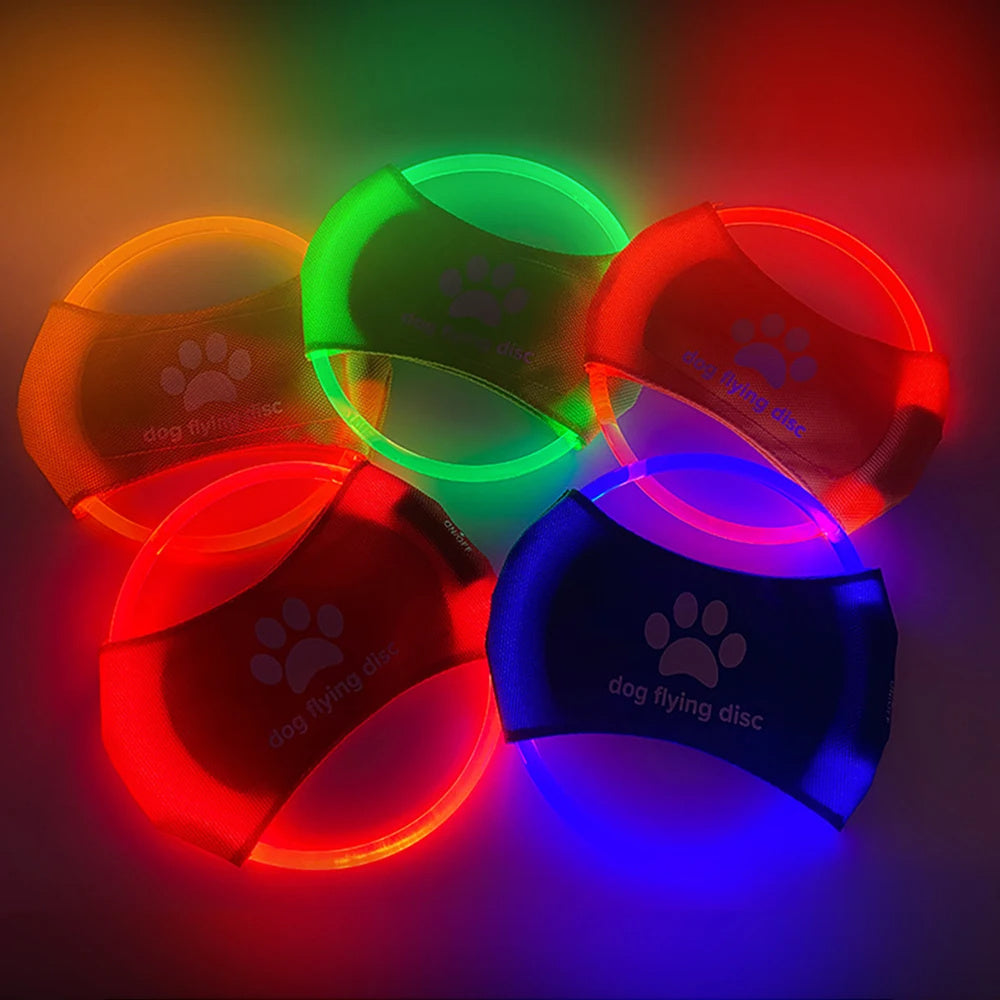 Flying Night Discs with Luminous LED