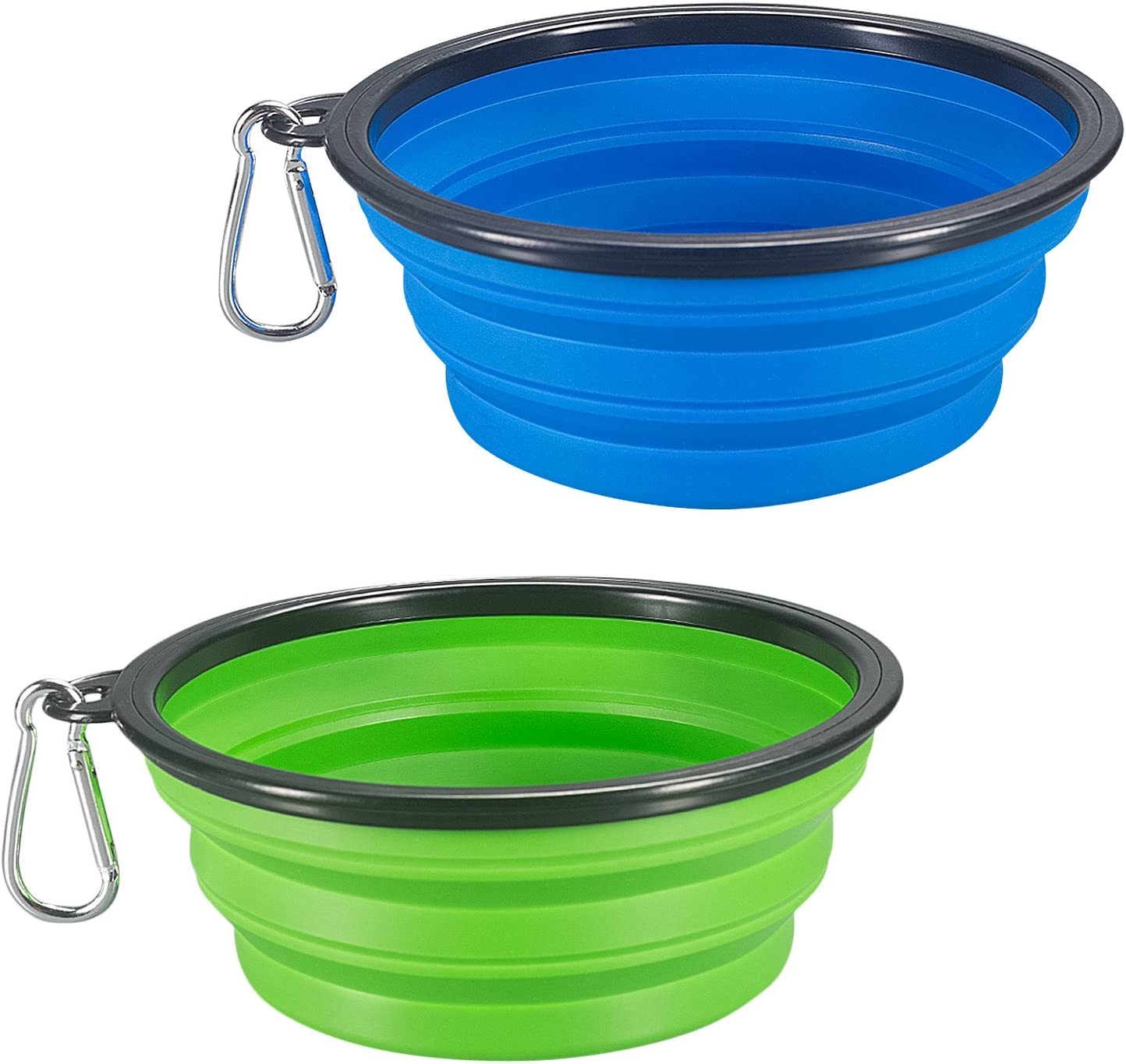 Compact Collapsible Travel Food and Water dishes