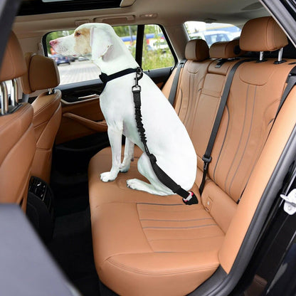 2 Pack Adjustable Dog Harness Car Seatbelt Connector Restraint