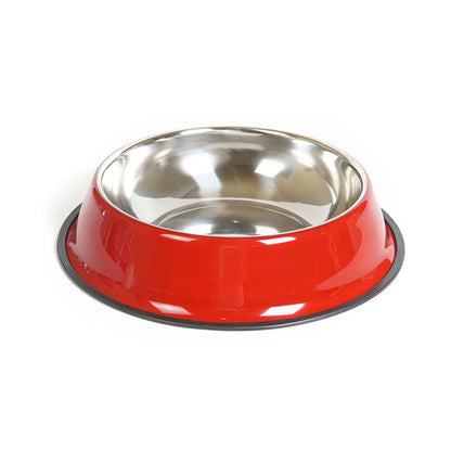 Classic Stainless-Steel Food and Water Bowls